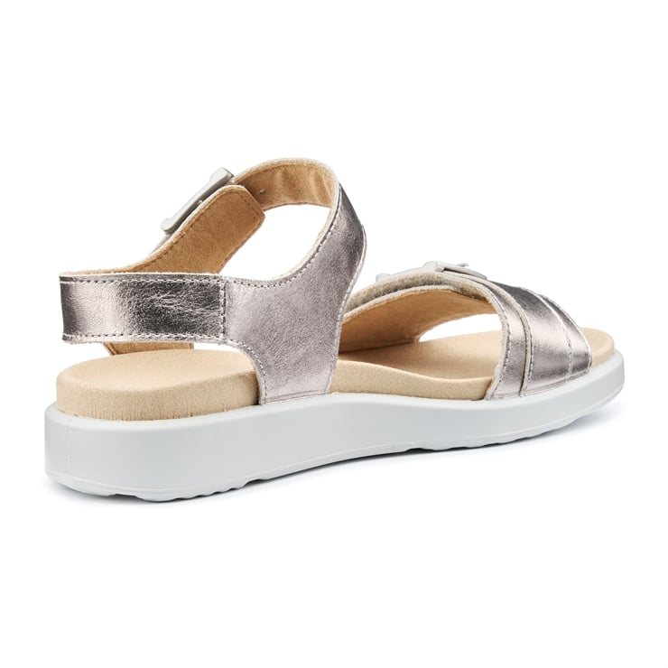 Hotter Palma Sandals Pewter