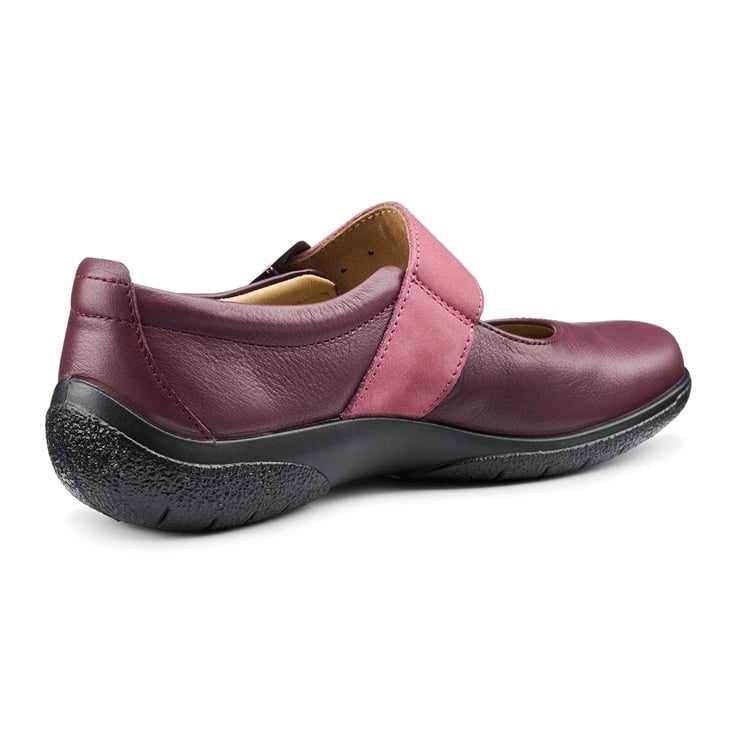 Hotter Penny Shoes Maroon