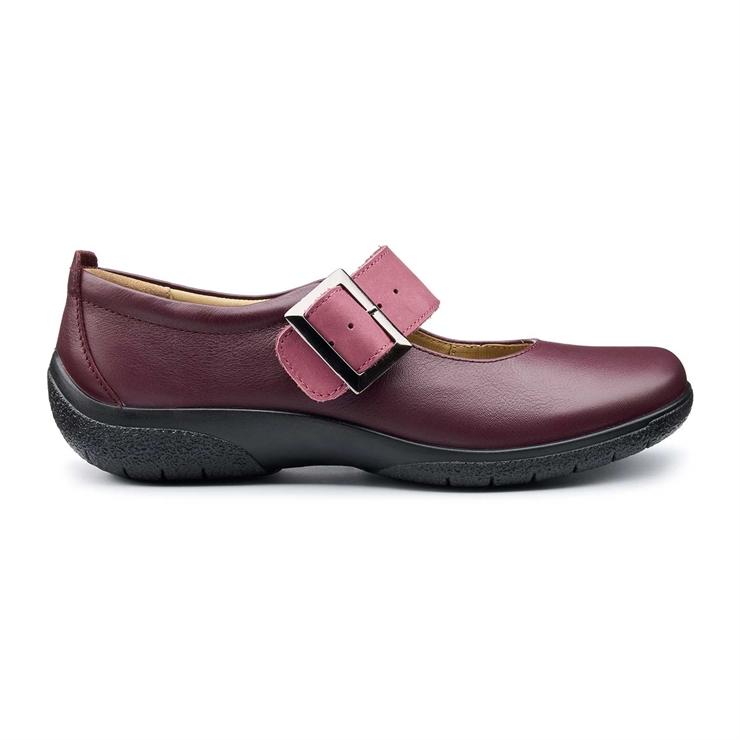 hotter Penny Shoes Maroon