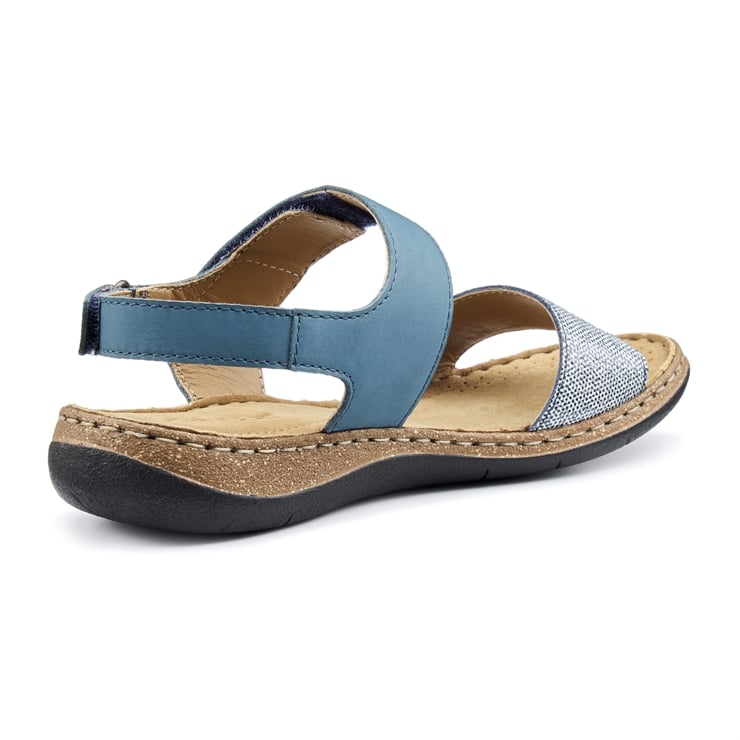 Hotter Petra Sandals Aquatic Blue Multi