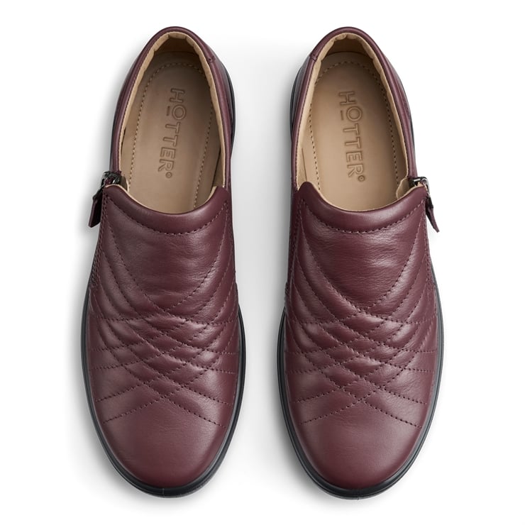 Hotter Poppy Trainers Maroon