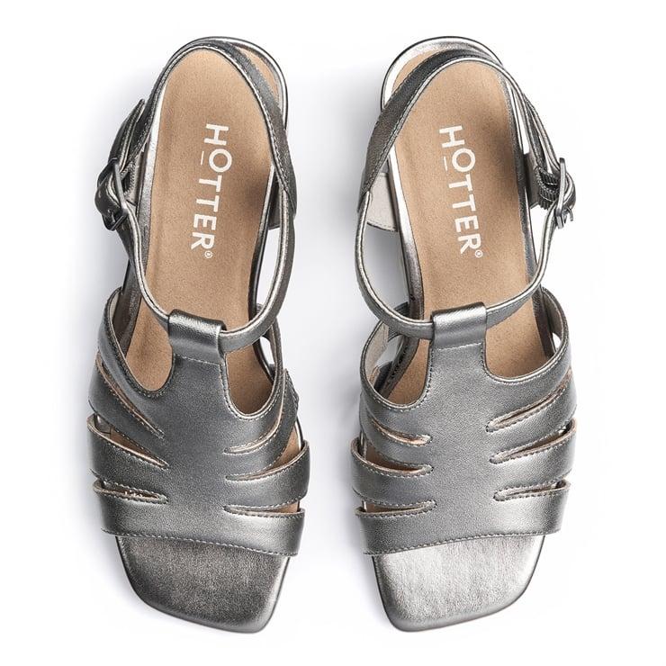 Hotter Portofino II Sandals Pewter