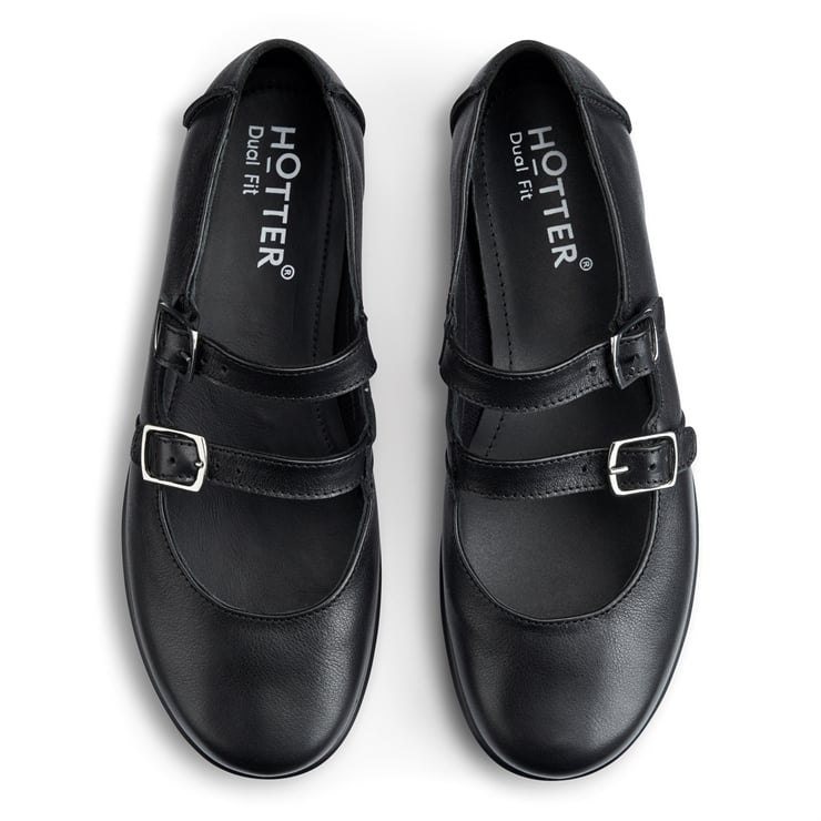 Hotter Promise Shoes Black