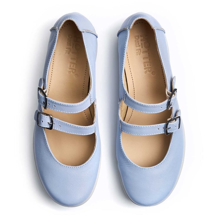 Hotter Promise Shoes Soft Blue