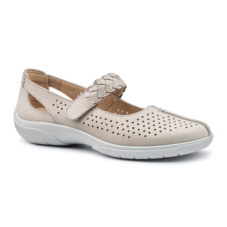 Hotter Quake II Shoes Pale Grey