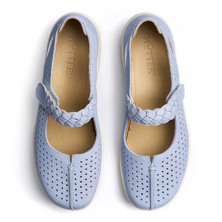 Hotter Quake II Shoes Soft Blue