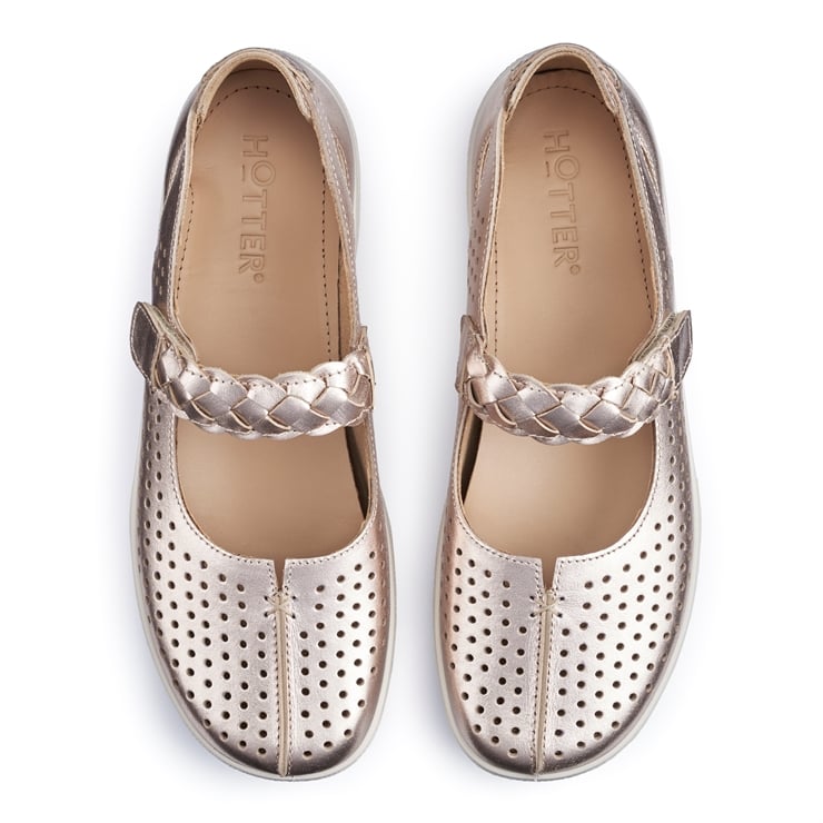 Hotter Quake II Shoes Soft Gold