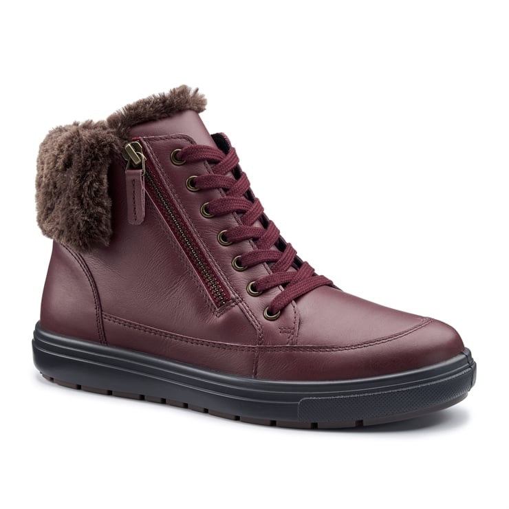 Hotter Rapid III Boots Maroon