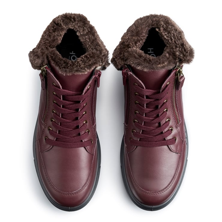 Hotter Rapid III Boots Maroon