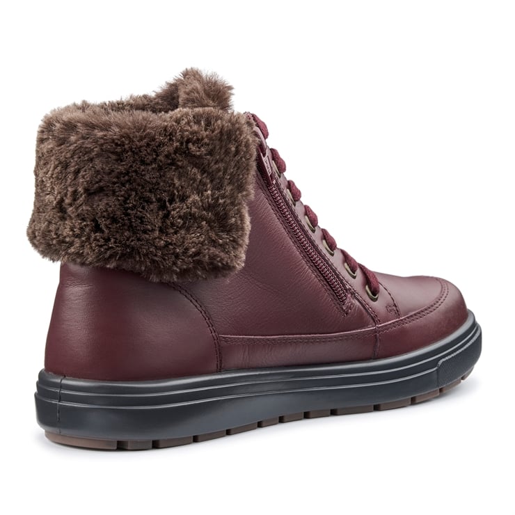 Hotter Rapid III Boots Maroon