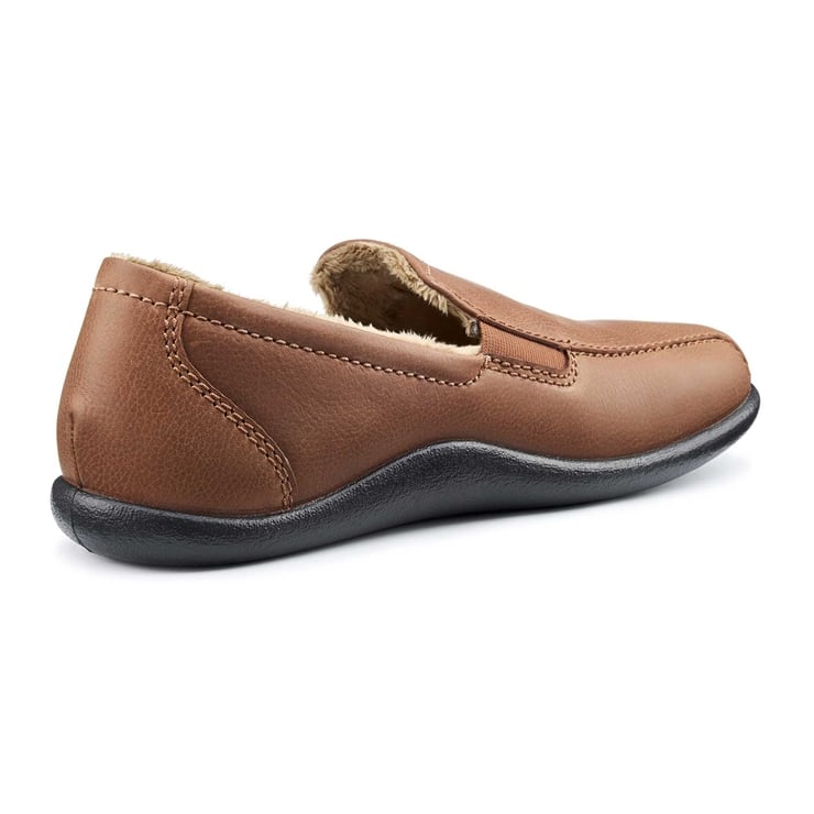 Hotter Relax Slippers Tan