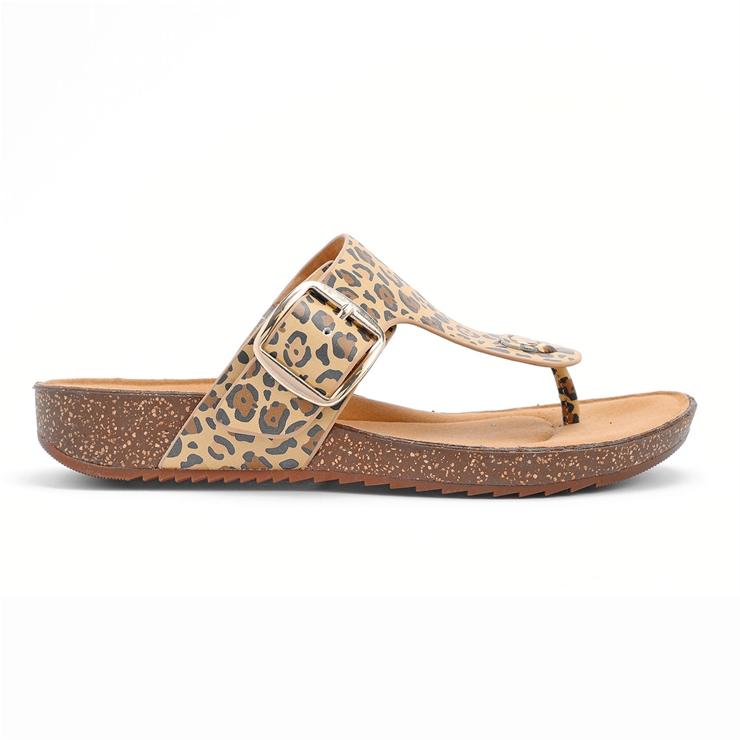 hotter Resort Sandals Leopard