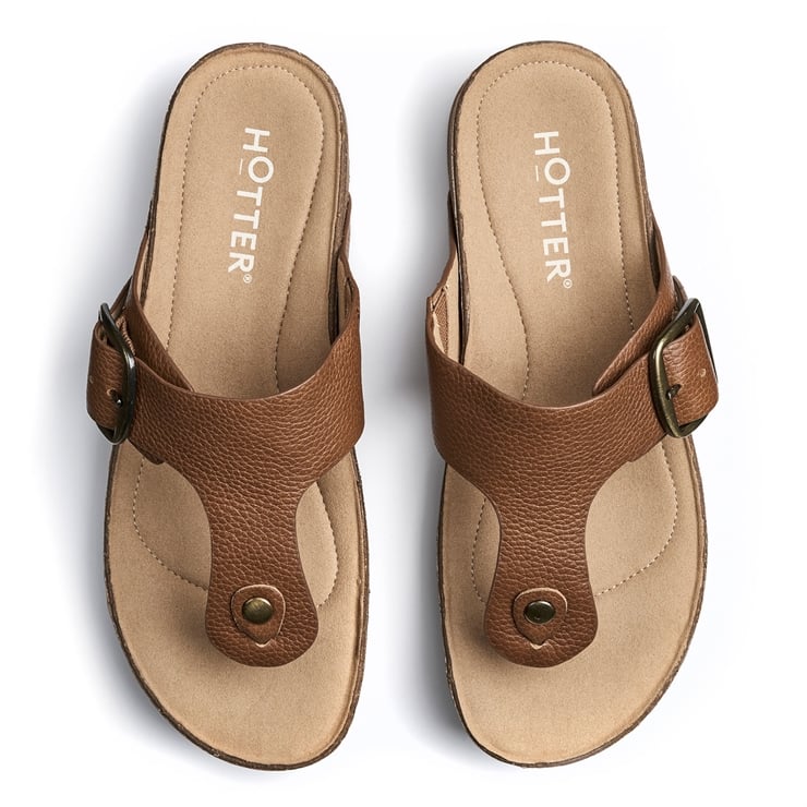 Hotter Resort Sandals Rich Tan