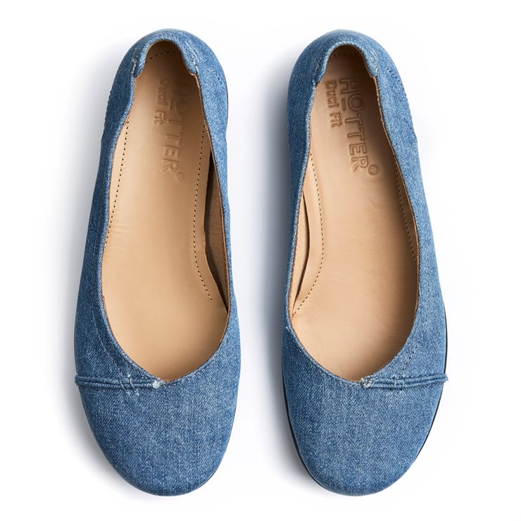 Hotter Robyn II Shoes Denim