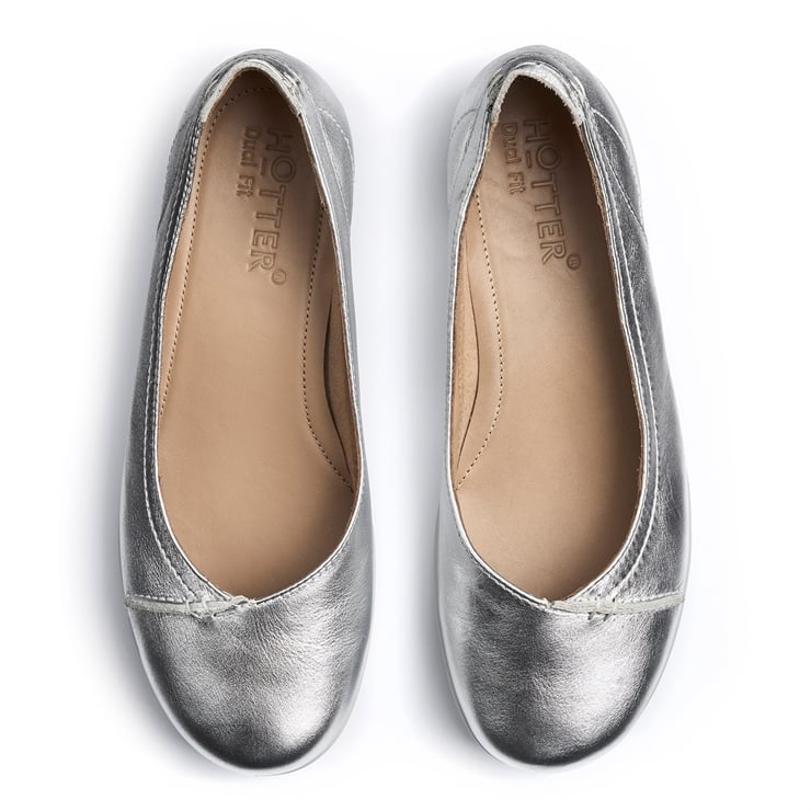 Hotter Robyn II Shoes Silver