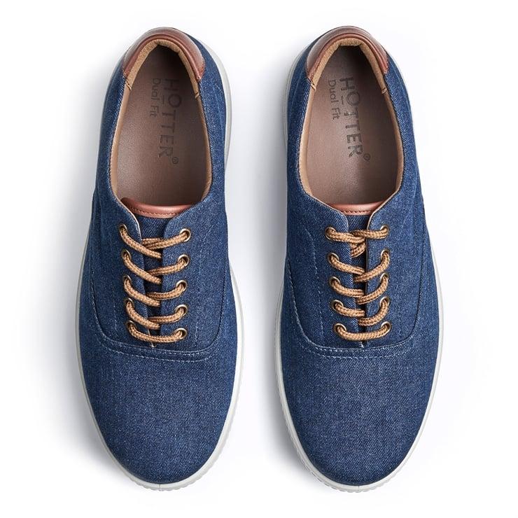 Hotter Rowan Shoes Dark Denim