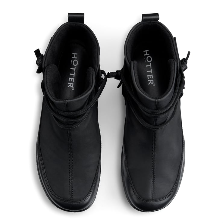 Hotter Rumble Boots Black