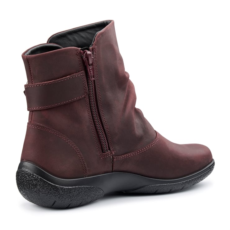 Hotter Rumour Boots Maroon