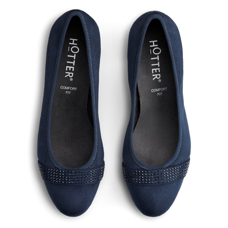 Hotter Salsa Heels Navy