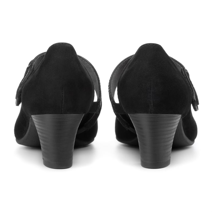 Hotter Samba Heels Black