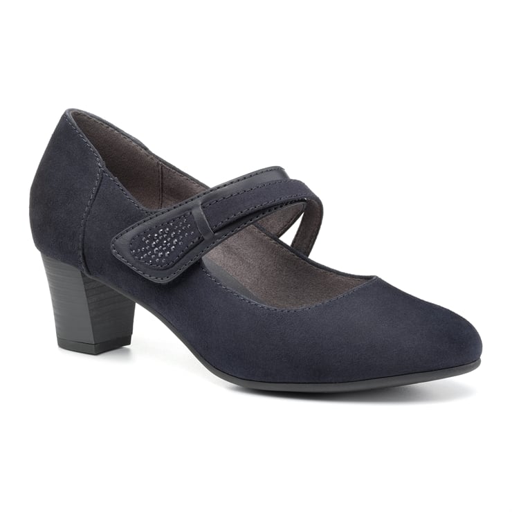 Hotter Samba Heels Navy