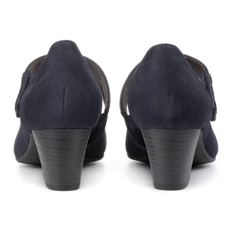 Hotter Samba Heels Navy