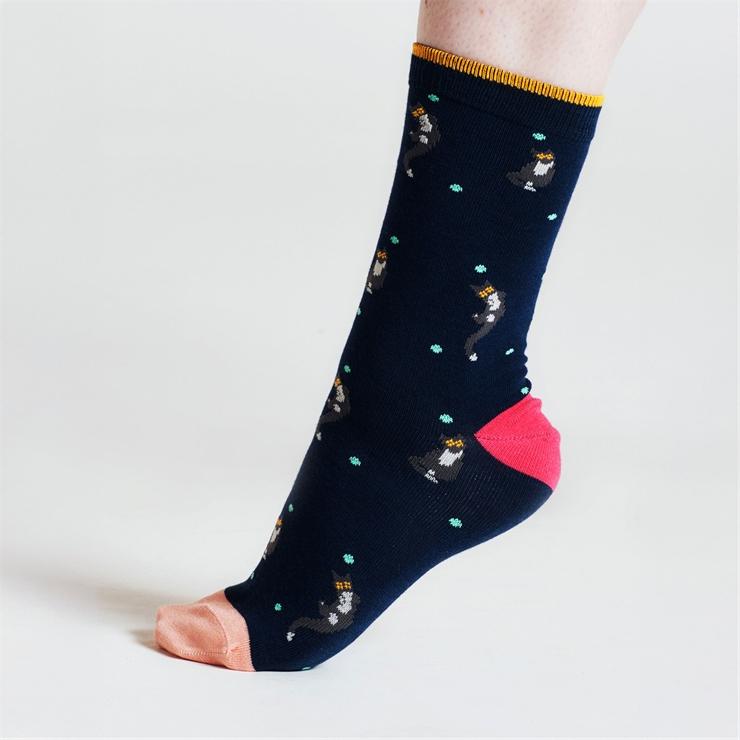 hotter Serafina Socks Navy