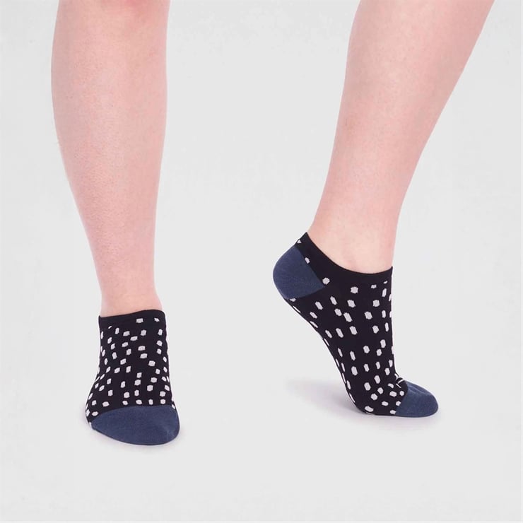 Hotter Serena Trainer Socks Black