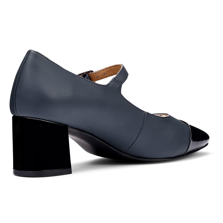 Hotter Shimmer Heels Navy