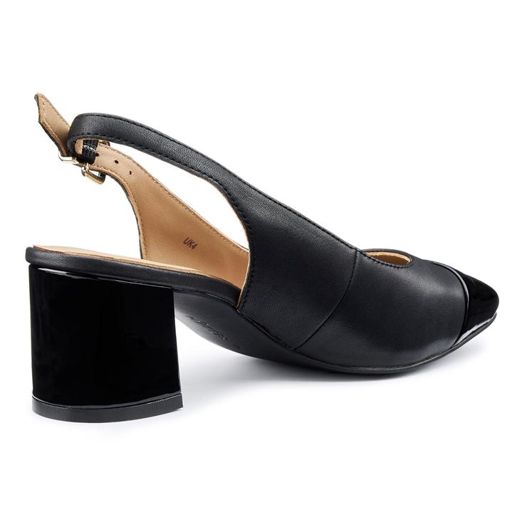 Hotter Shimmy Heels Black