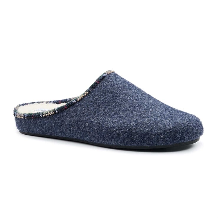 Hotter Snooze Slippers Navy