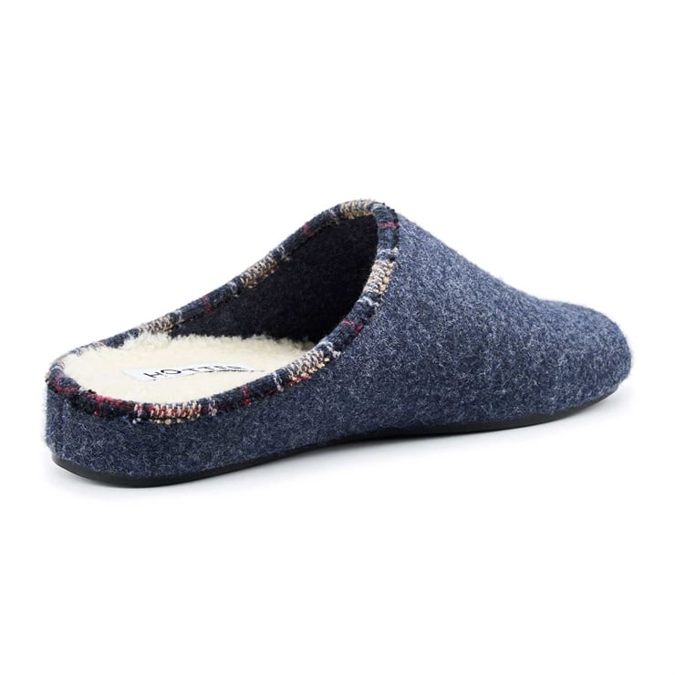Hotter Snooze Slippers Navy