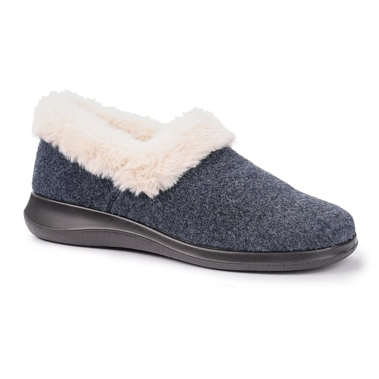 Hotter Snug Slippers French Navy