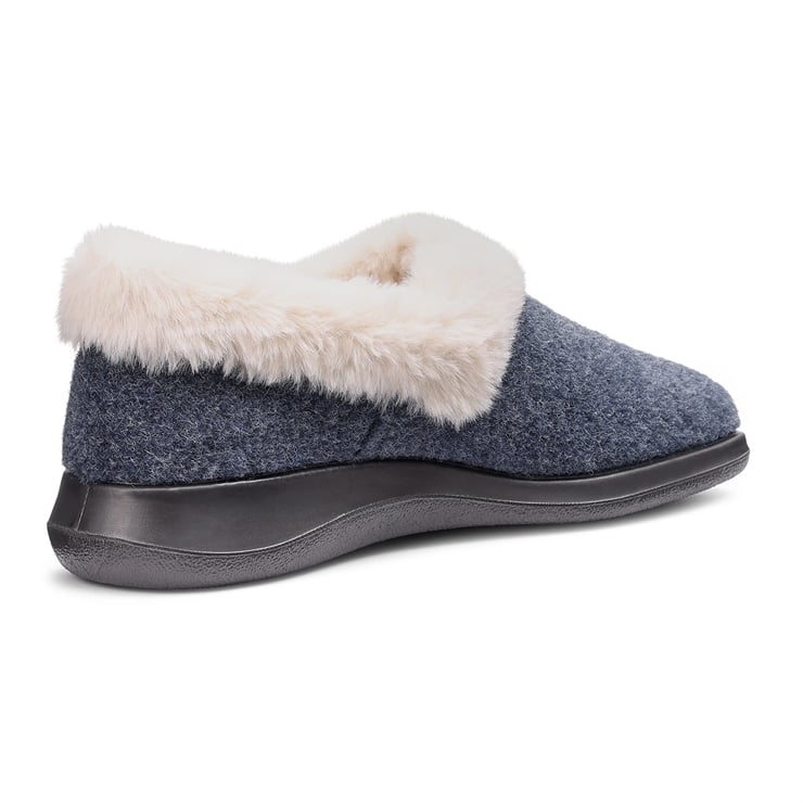 Hotter Snug Slippers French Navy