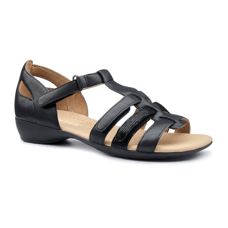 Hotter Solei Sandals Black Multi