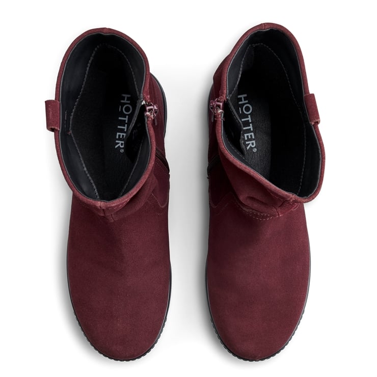 Hotter Sprite Boots Maroon