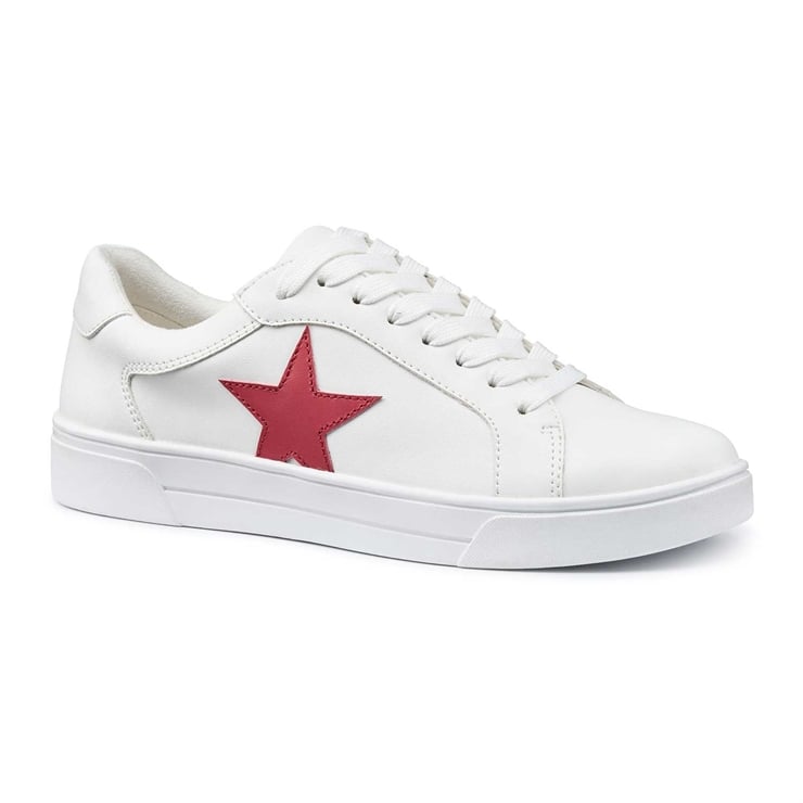Hotter Star Trainers White / Salsa