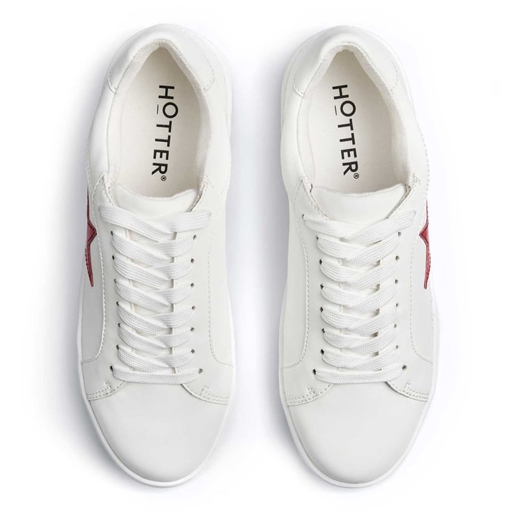 Hotter Star Trainers White / Salsa