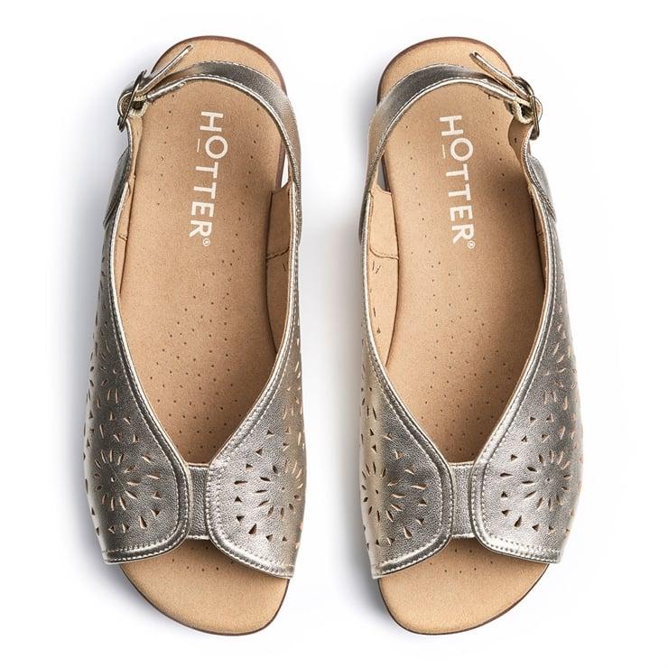 Hotter Sunrise Sandals Soft Gold