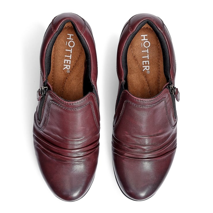 Hotter Sutton Shoes Wine