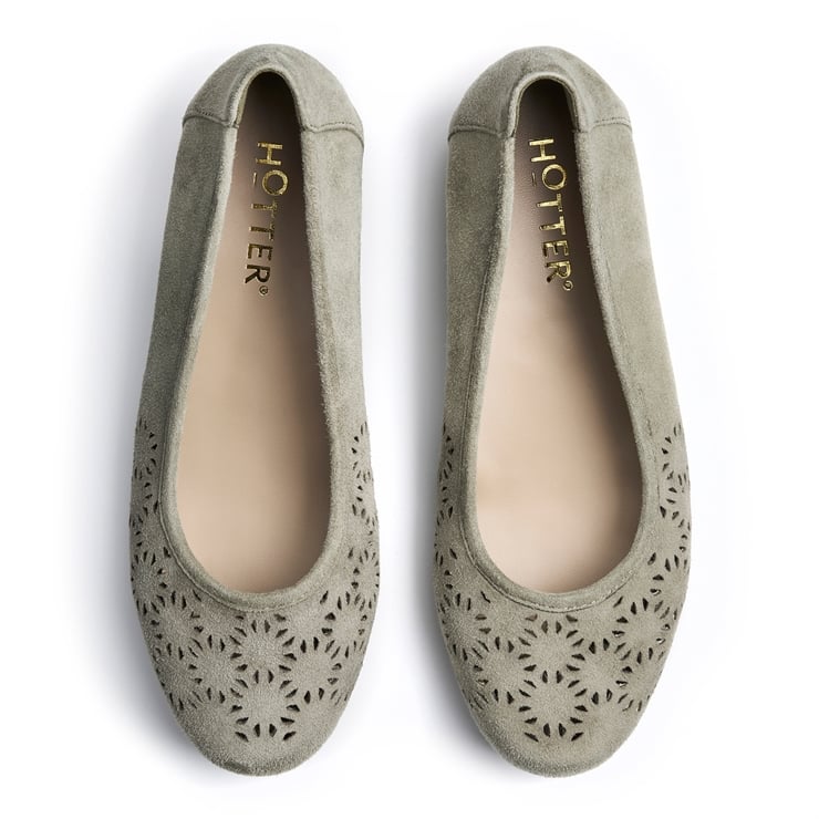 Hotter Swan Shoes Moss