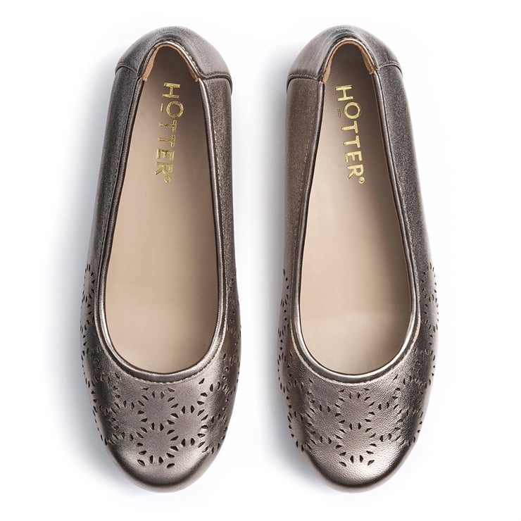 Hotter Swan Shoes Rose Gold