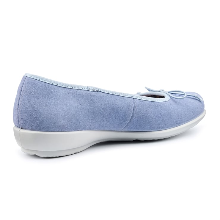 Hotter Sweetie Slippers Soft Blue