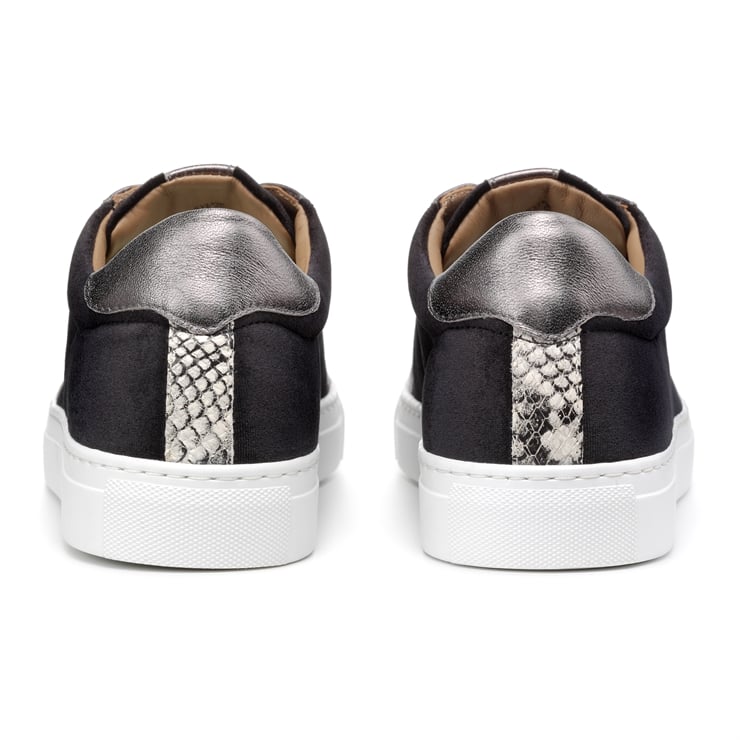 Hotter Sylvie Trainers Charcoal / Blue