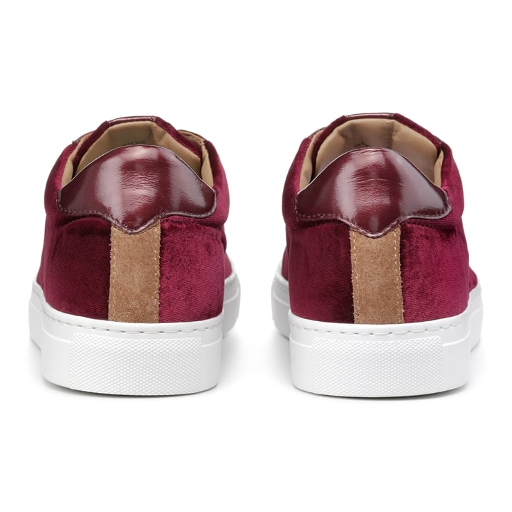 Hotter Sylvie Trainers Wine