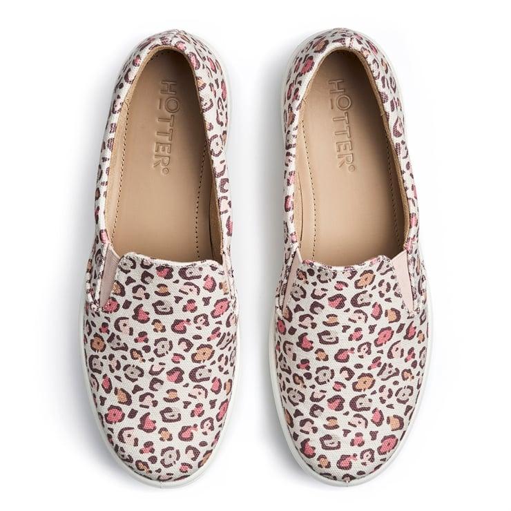 Hotter Tara Trainers Pink Leopard