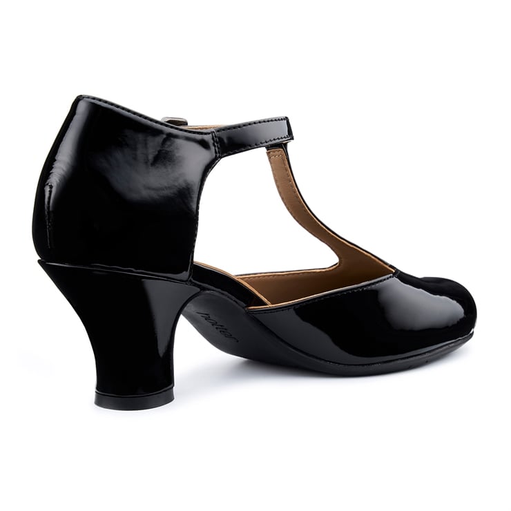 Hotter Tempo Heels Black