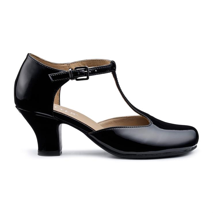 hotter Tempo Heels Black