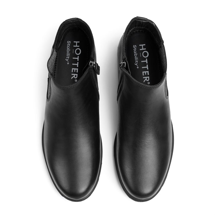 Hotter Tenby Boots Black