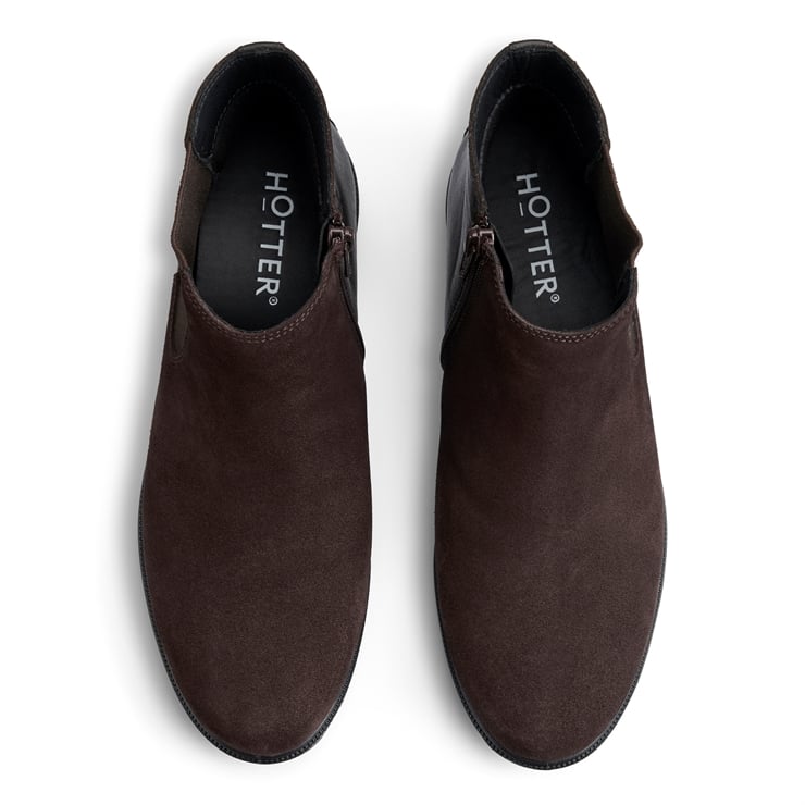 Hotter Tenby Boots Chocolate